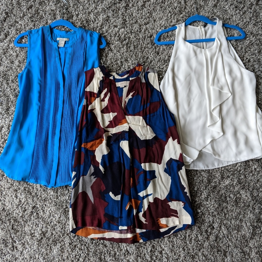 Zara, LOFT, H&M Top Bundle